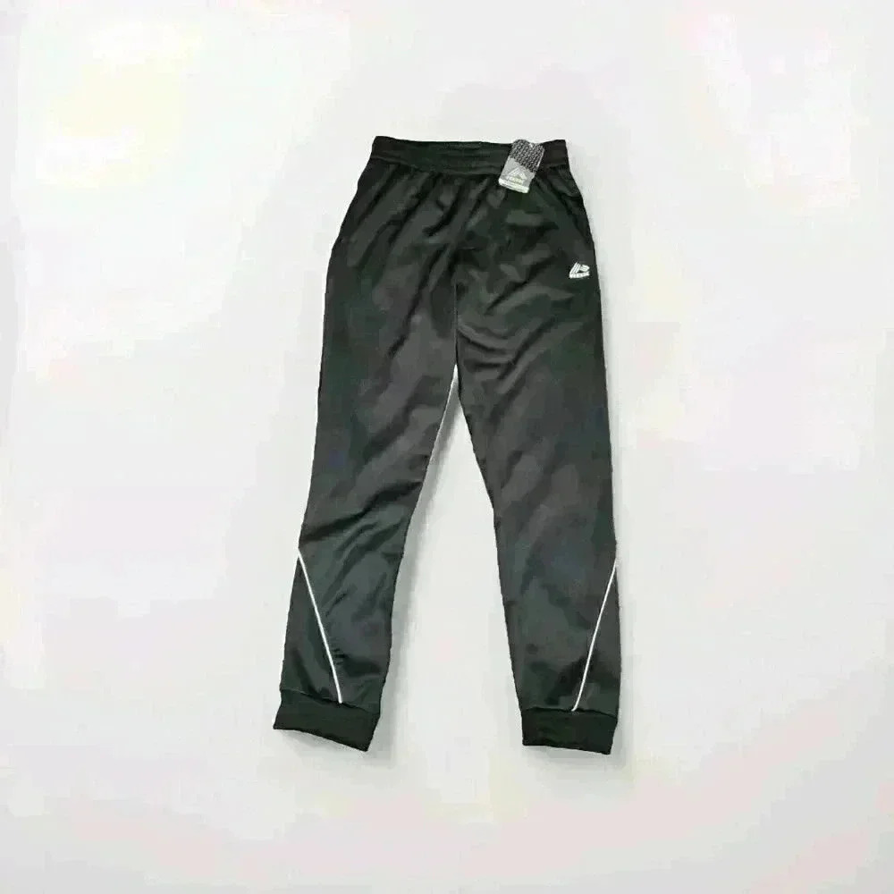 RBX Active Big Boys  Solid Black & Gray Jogger Pants Size 14/16 New With Tag